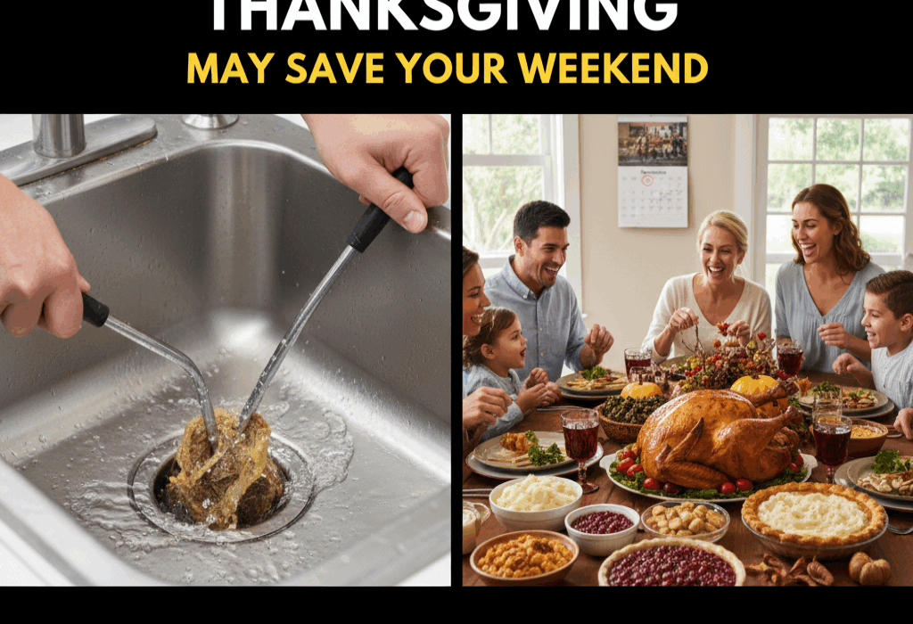 Drain Cleaning Before Thanksgiving May Save Your Weekend