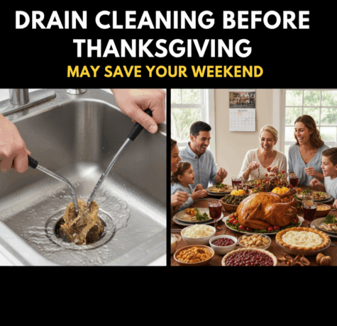 Drain Cleaning Before Thanksgiving May Save Your Weekend
